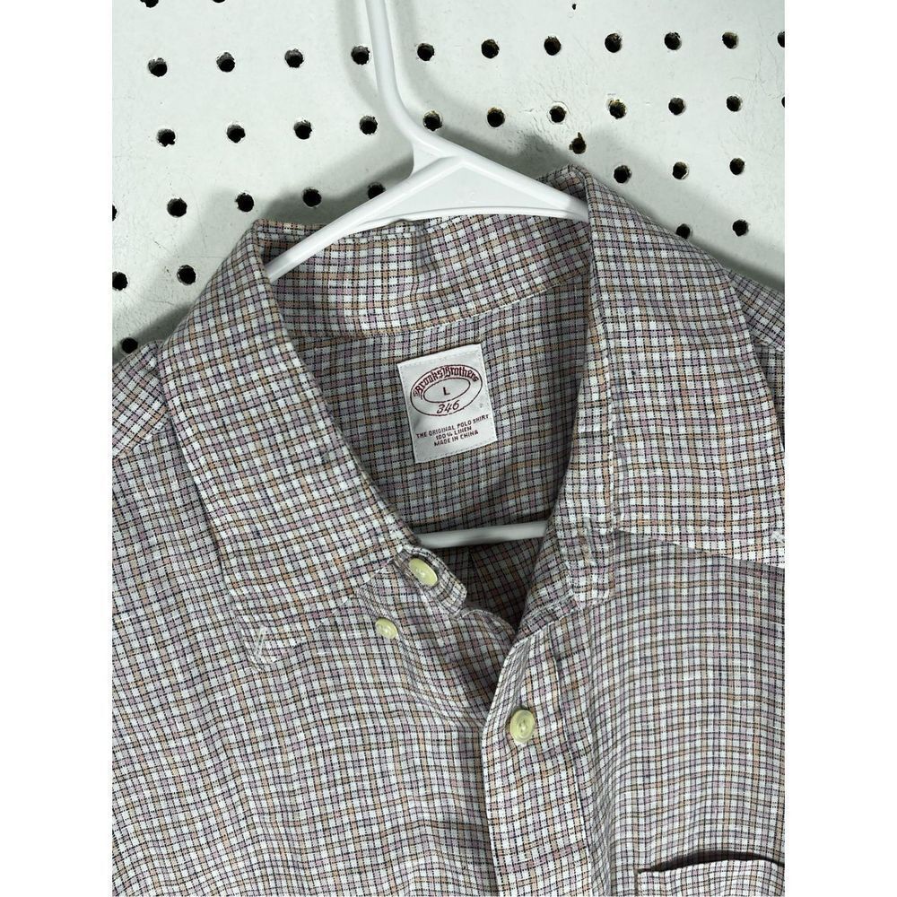 Brooks Brothers button down linen shirt - Picture 4 of 5